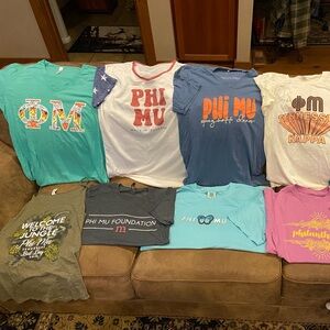 Phi Mu Sorority Shirt Collection